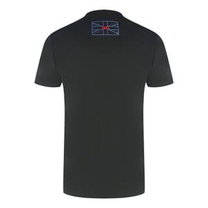 Aquascutum London 1851 T-shirt med tejplogo, svart