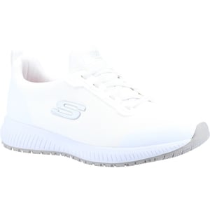Skechers Womens Squad Slip Resistant Lace Up Safety Trainers