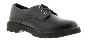 Apache Womens Flat Shoes Katala Lace Up black