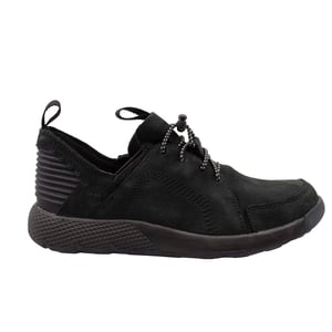 Timberland Flyroam Wedge Zwart Leer Laag Lace Up Junioren Trainers A1J5M