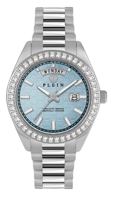Philipp Plein Date Superlative Gent Men's Silver Watch PWPNA0524