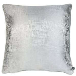 Cinder Metallic Jacquard Cushion