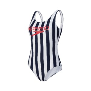 Speedo Ice Cream U-Back Navy/Wit Dames Zwempak