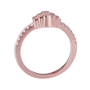 Orphelia Women's 925 Sterling Silver Ring - Rose ZR-7443