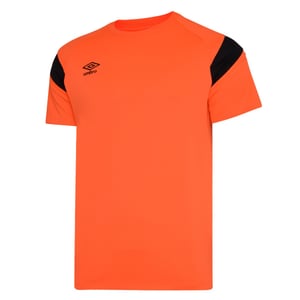 Umbro Trainingsshirt voor kinderen (Schokkend oranje/zwart)