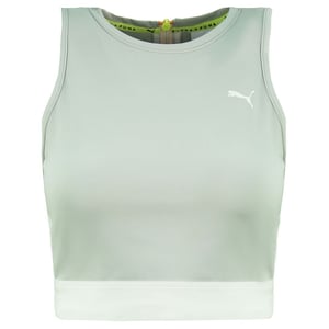 Puma x Selena Gomez Crew Neck Ärmlös Grå Dam Crop Top 579787 01