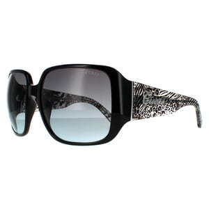 Guess zonnebril gu7682 01b glanzende zwarte rookgrijs gradiënt