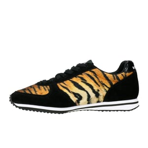 Le Coq Sportif Bolivar Tiger Dames Zwart/Bruin Trainers