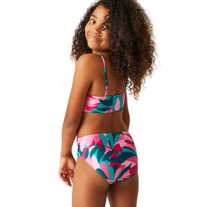 Regatta Meisjes Dakaria II Tropical Leaves Bikiniset (Tahoe Blauw)