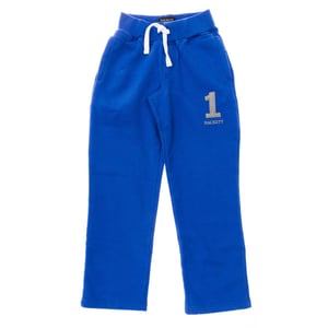 Boy's track pants with drawstrings and straight-cut hems HK210363