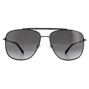 Lacoste Aviator unisex gunmetal grijze gradiënt zonnebril