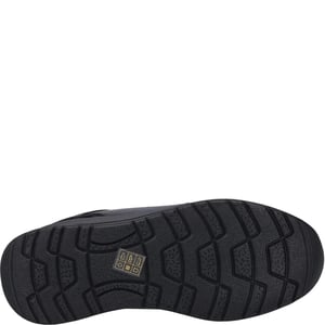 Hush Puppies Heren Joseph Leren Trainers (Licht Zwart)
