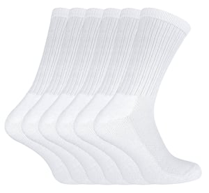 Sock Snob - 6 Pack Mens Bamboo Organic Cotton Running Sport Socks