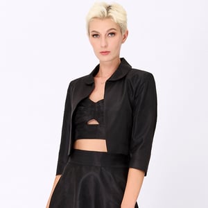 Taffeta Crop Jas