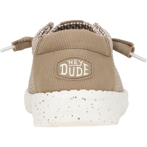 HEYDUDE Wendy Stretch Mesh Polyester Dam Loafers i valnötsfärg