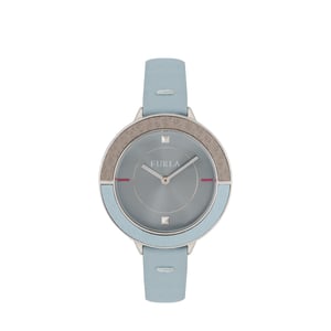 Club Round Watch 34 mm + Beze Furla AZZURRO b