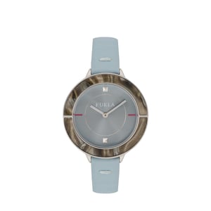Club Round Watch 34 mm + Beze Furla AZZURRO b