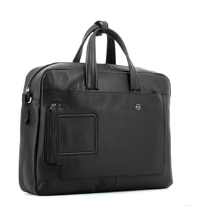 Dubbele handgreep laptoptas Vibe 15.6 Piquadro NERO