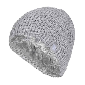 Heat Holders - Stickad, fleecefodrad, varm och termisk mössa för damer