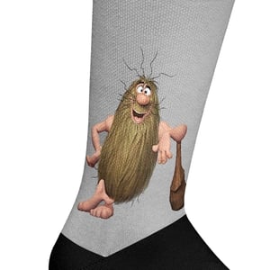 Unisex Elastiska tryckta långstrumpor