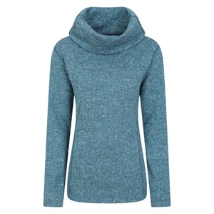 Mountain Warehouse Fleecetröja med rund hals för damer/kvinnor (Teal)