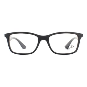 Ray-Ban Rectangular Matte Black Unisex Women Glasses Frames