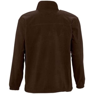 SOLS Volwassen uniseks fleecejack North (Donkere chocolade)