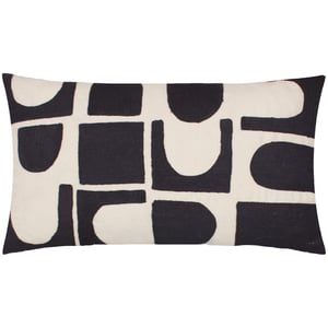 Hoem Hallam Embroidered Cotton Cushion Cover