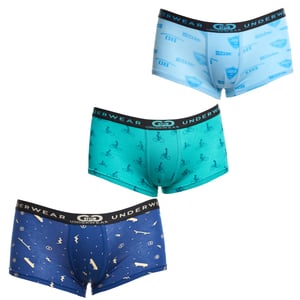 Pack-3 Boxers van ademende stof en anatomische voorkant LPG1010 jongen