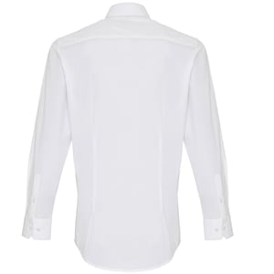 Premier Heren rekken pasvorm popeline lange mouwen shirt