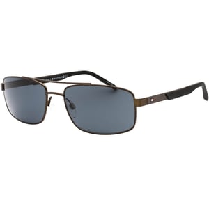 Tommy Hiliger Grey Lens Dark Ruthenium Black Sunglasses