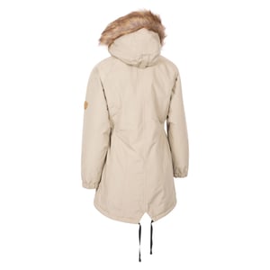 Trespass - Dames Celebrity Geïsoleerd Extra Lange Parka Jas (Havermelk)