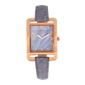Bertha Marisol Zwitsers MOP horloge met leren band