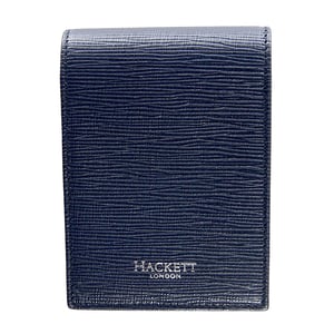 Hackett London Mens Mayfair Curzon Card Holder in Navy