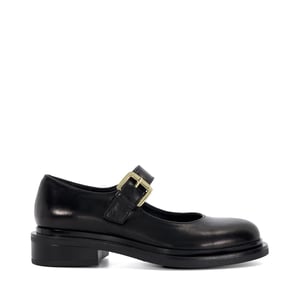 Dune Ladies Huckle - Leather Low Heel Mary Janes