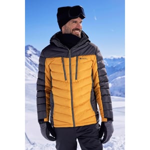 Mountain Warehouse Vulcan III skidjacka för herrar (senap)
