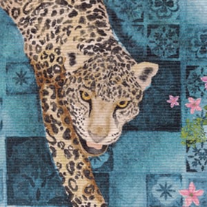 Paoletti Majorelle Printed Indoor/Outdoor Rug