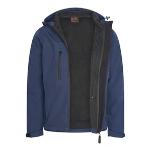 Cappuccino Italia Outdoor Jacka Softshell Hood Jacka Marinblå