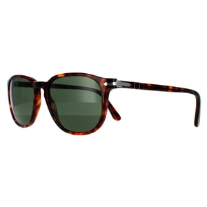 Persol Square Mens Havana Green Sunglasses