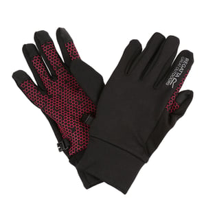 Regatta Lichtgewicht kinderhandschoenen Grippy II (Zwart/Roze toverdrank)
