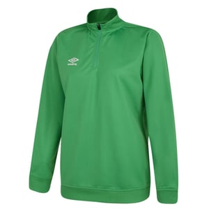 Umbro Dames/Dames Club Essential Sweatshirt met halve rits (Smaragd)