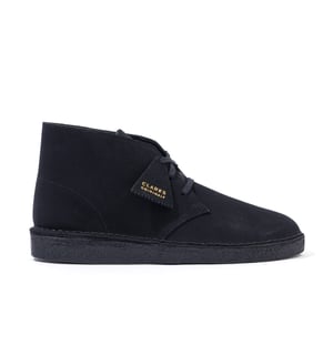 Clarks Desert Coal Suede Mens Boots - (Black)