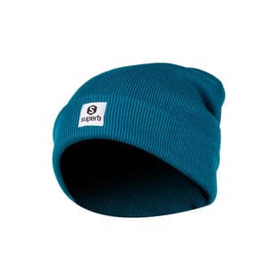 Stickad mössa med broderad logotyp för unisex SPRBG-003