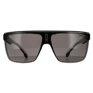 Carrera Shield Unisex Black Crystal Grey Polarized Sunglasses