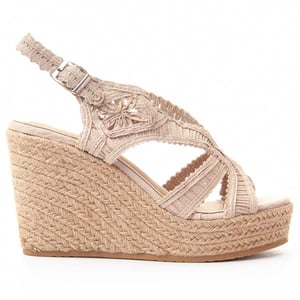 Montevita Wedge Sparto Sandal Spartsum10 In Beige