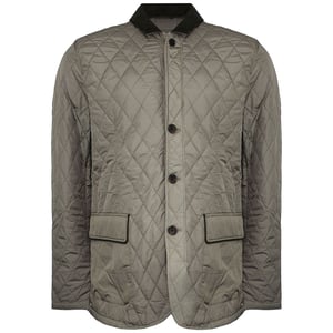 Hackett London Vadderad Quiltad Blazer Sand för herrar