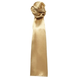 Premier Scarf - Ladies/Womens Plain Business Scarf (Gold)