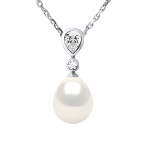 Halsketting Sieraden - Echte Gecultiveerde Zoetwaterparel Parel 8-9 mm