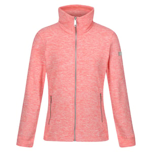 Regatta Womens/Ladies Azaelia Marl Full Zip Fleece Jacket (Shell Pink)