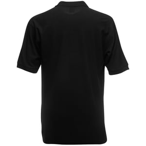 Fruit of the Loom Kinder/Kids Piqué Poloshirt met Korte Mouwen (Zwart)